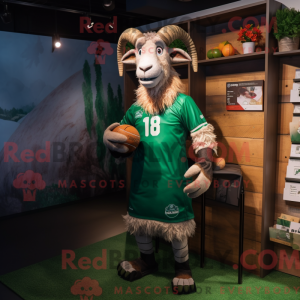 Grøn ged maskot kostume...