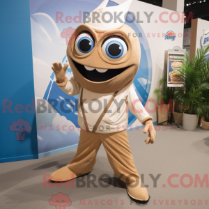 Tan Tuna-mascottekostuum...