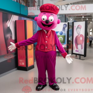 Postava maskota Magenta...