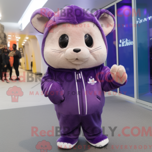 Lilla hamster maskot...