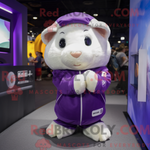Lilla hamster maskot...