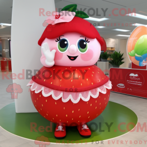 Strawberry mascot costume...