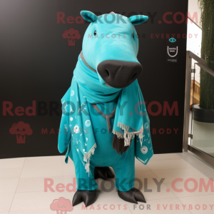 Costume mascotte de Tapir...