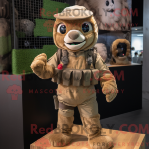 Tan Para Commando máscara...