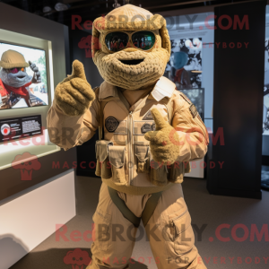 Tan Para Commando máscara...