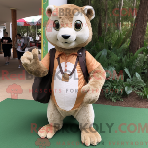 Cream Jaguarundi mascot...