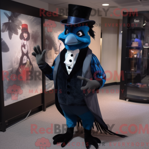 Black Blue Jay maskot...