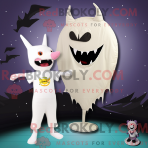 Cream Bat-maskot-draktfigur...