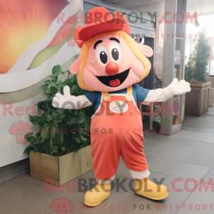 Costume mascotte de Peach...