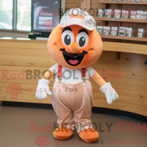 Costume mascotte de Peach...