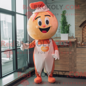 Costume mascotte de Peach...