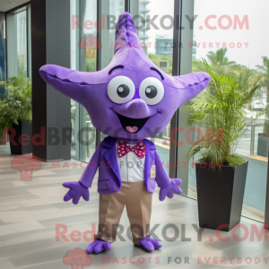 Lilla Starfish maskot...