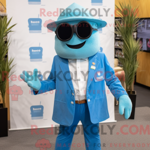 Postava maskota Sky Blue...