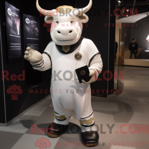 White Bull-mascottekostuum...