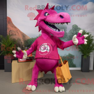 Disfraz de mascota Magenta...
