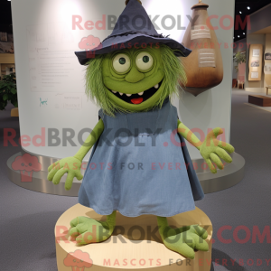 Olive Witch S Hat maskot...