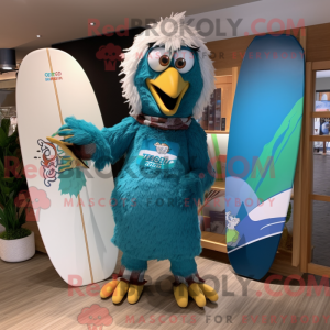 Turkis Eagle maskot kostume...