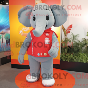Olifant mascotte kostuum...
