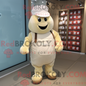 Cream Kartoffel maskot...