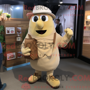 Cream Potato mascot costume...