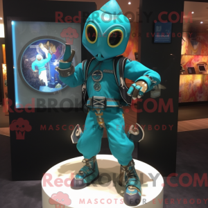Turquoise Stilt Walker...