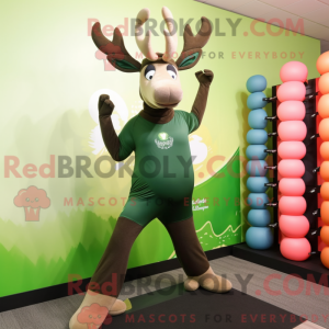Forest Green Elk maskot...