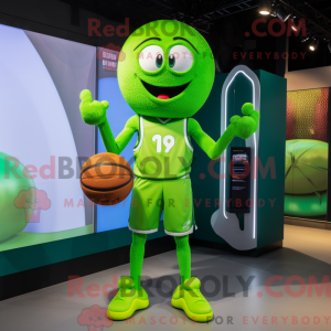 Lime Green Basketball Ball...