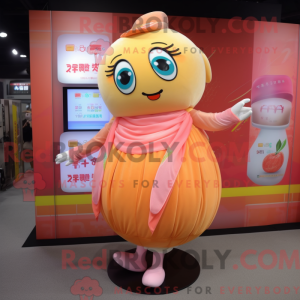 Costume de mascotte Peach...