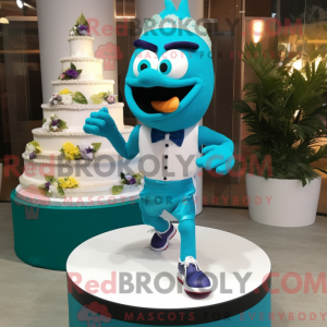 Teal Wedding Cake...