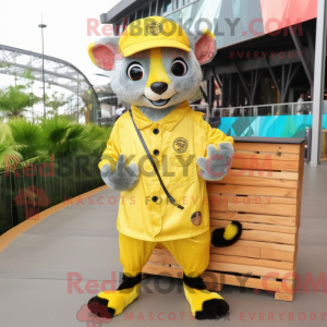 Lemon Yellow Civet mascot...