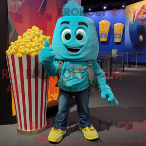 Disfraz de mascota Teal Pop...