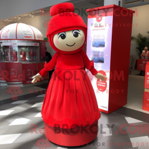Red Candy Box mascot...