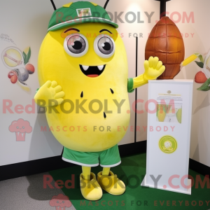 Citrongul vandmelon maskot...