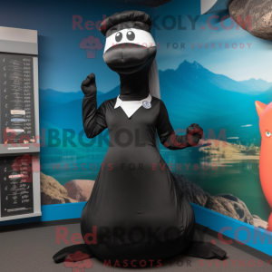 Zwart Loch Ness Monster...