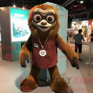Rust Sloth-maskotdraktfigur...
