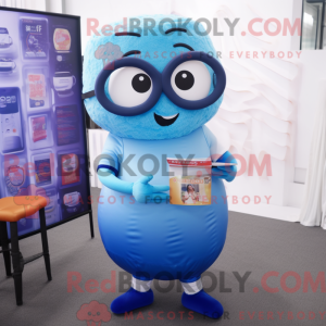 Blue Ramen mascot costume...
