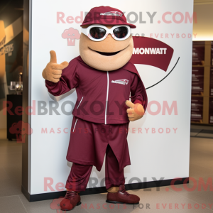 Maroon Momentum mascot...