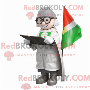 Grå irsk flagg maskot...