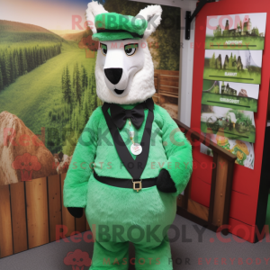 Forest Green Lama maskot...