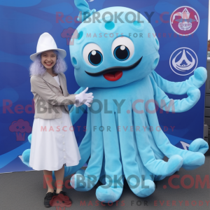 Costume mascotte de Kraken...