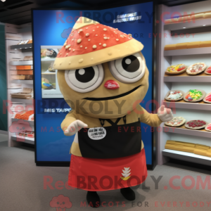 Tan Sushi-maskotdraktfigur...