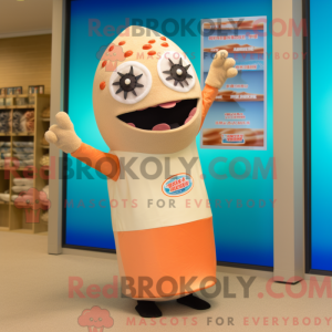 Tan Sushi maskot kostume...