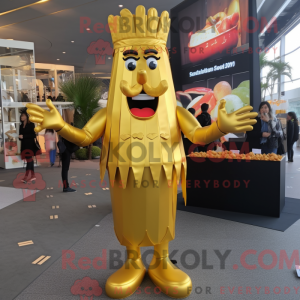 Costume mascotte de frites...
