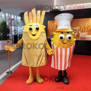 Gull pommes frites maskot...