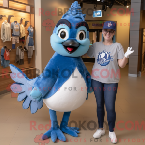 Olive Blue Jay mascot...
