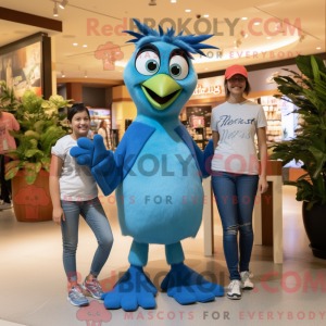 Olive Blue Jay maskot...