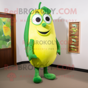 Yellow Green Bean mascotte...