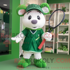 Forest Green Tennis Racket...
