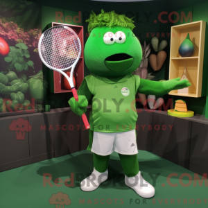 Forest Green Tennis Racket...