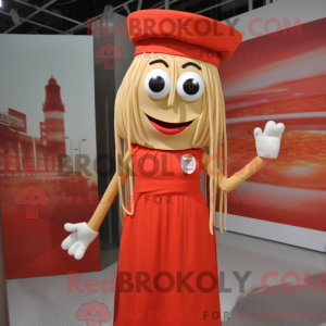 Spaghetti maskot kostume...